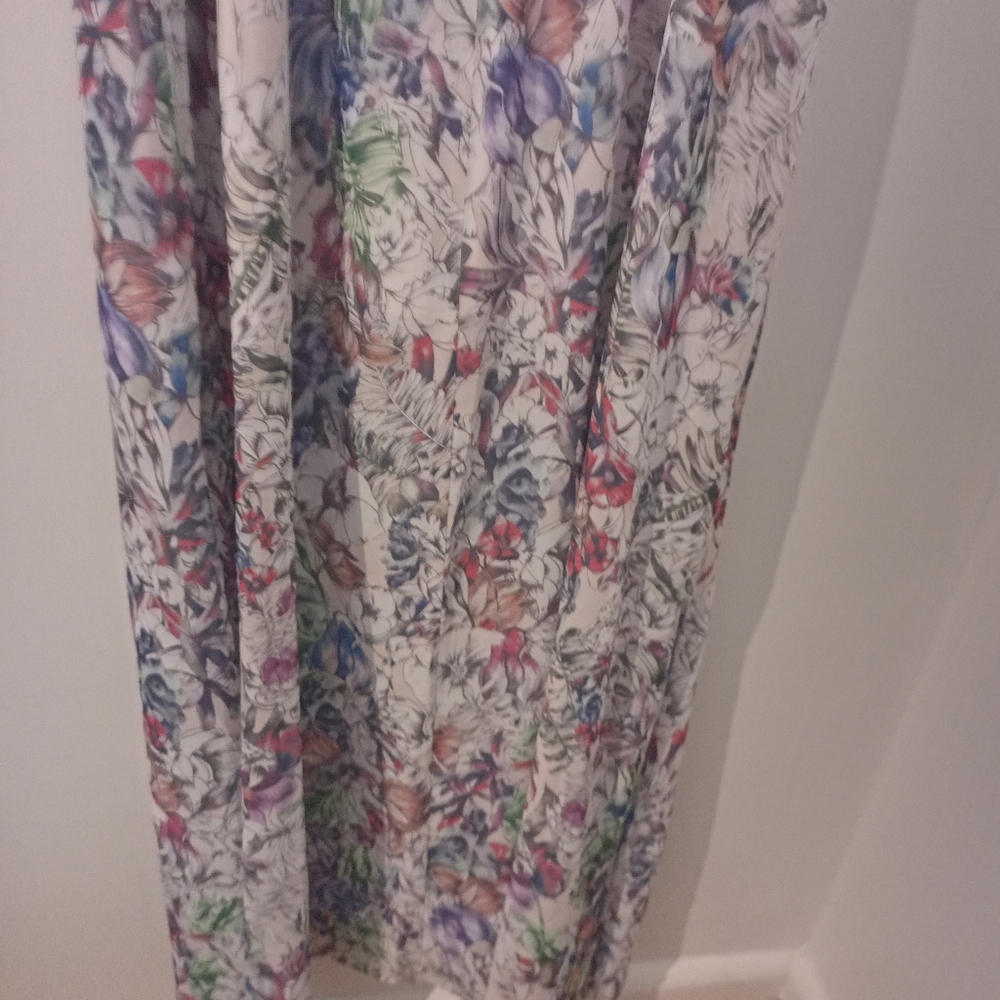 H & M floral print Maxi dress in size XL - Picture 8 of 14